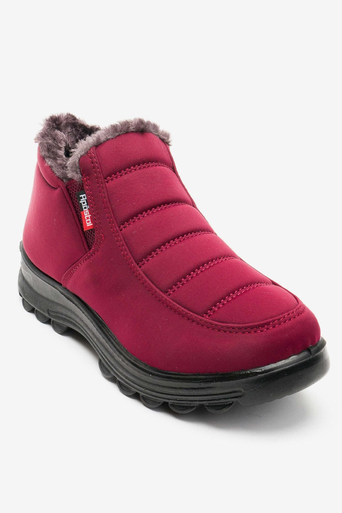 Zapatilla Mujer Burdeo Saki Chancleta Chancleta